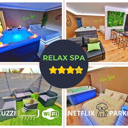 Relax Spa-4 Pers-Jacuzzi-Parking-Jardin-Clim-Colmar Muntzenheim Экстерьер фото